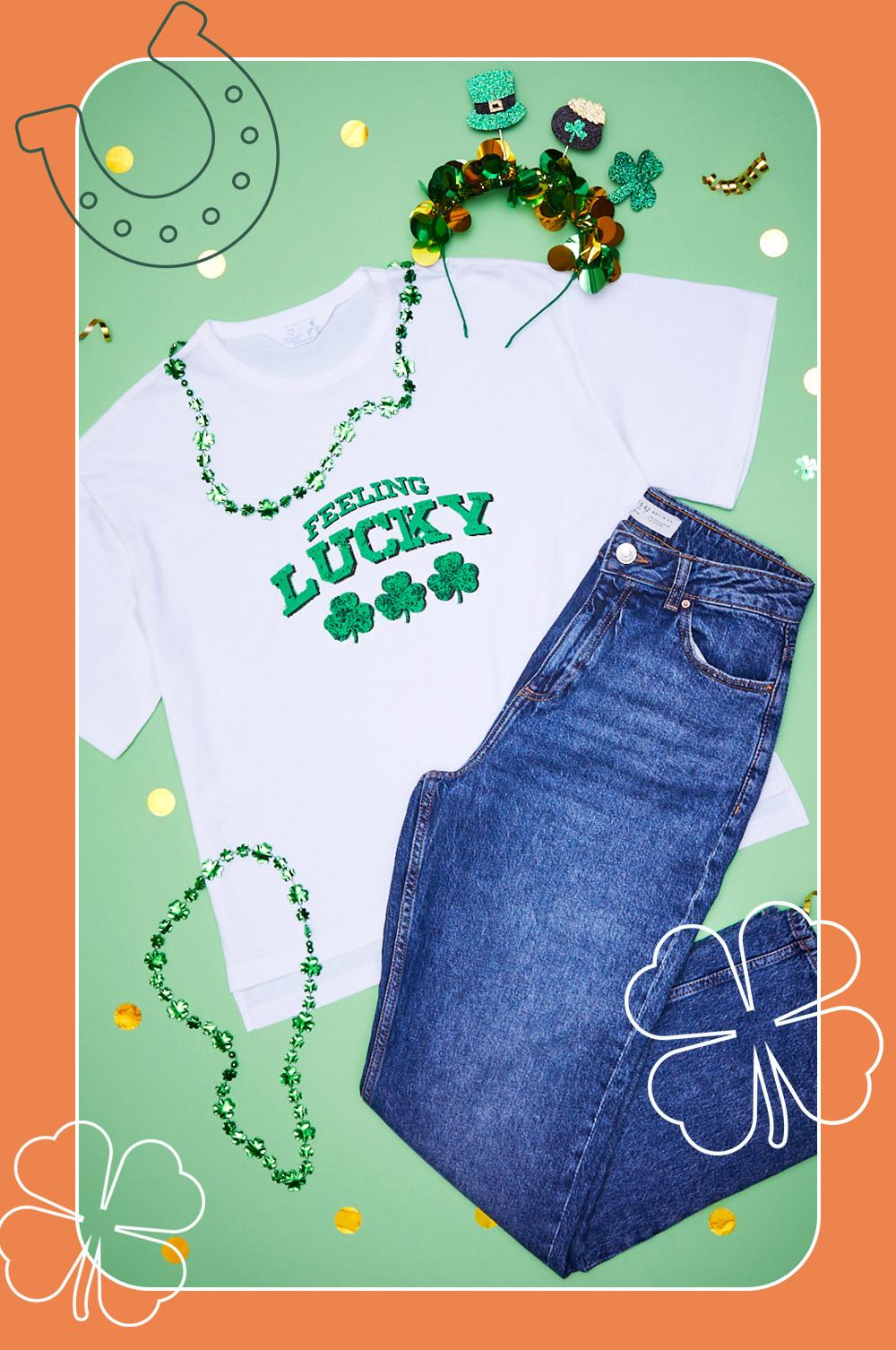 Baby girl first st patrick's hot sale day outfit